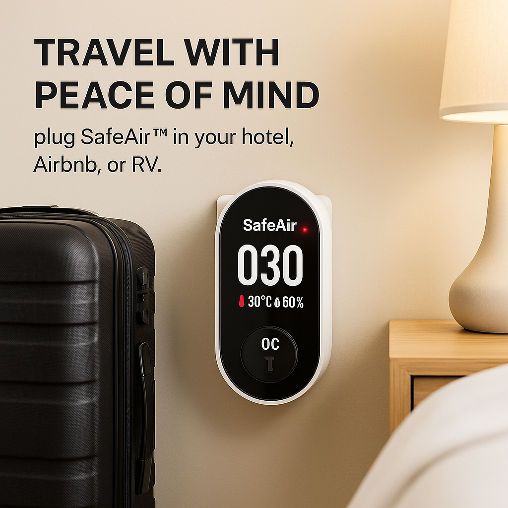 SafeAir™ Portable Carbon Monoxide Detector